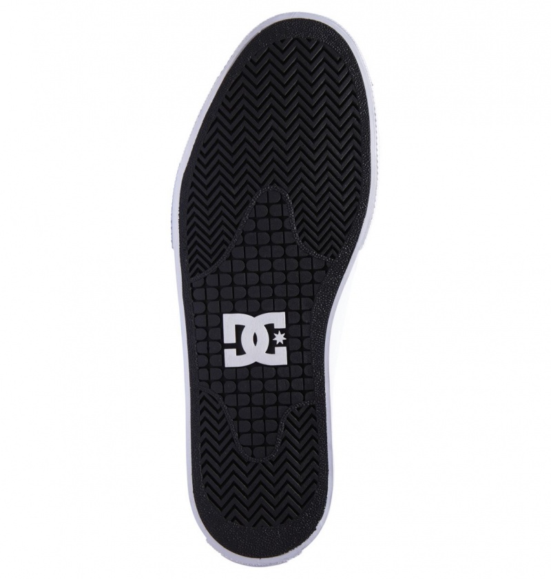 Basket DC Manual Shoes Noir Blanche Homme | ELP-8978361