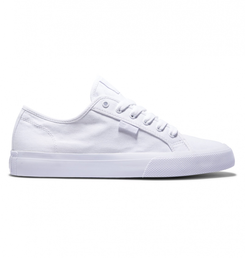 Basket DC Manual Shoes Blanche Homme | BVP-7371259