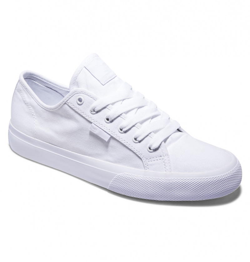 Basket DC Manual Shoes Blanche Homme | BVP-7371259