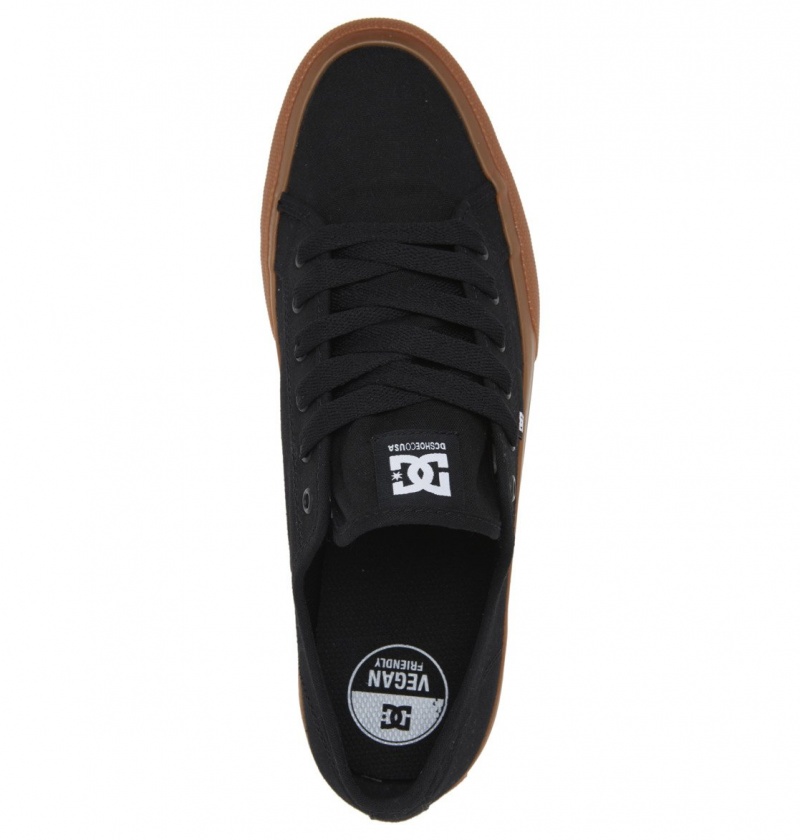 Basket DC Manual Shoes Noir Homme | VXU-8439758