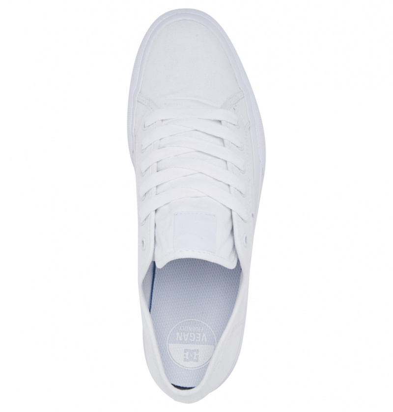 Basket DC Manual Shoes Blanche Homme | BVP-7371259