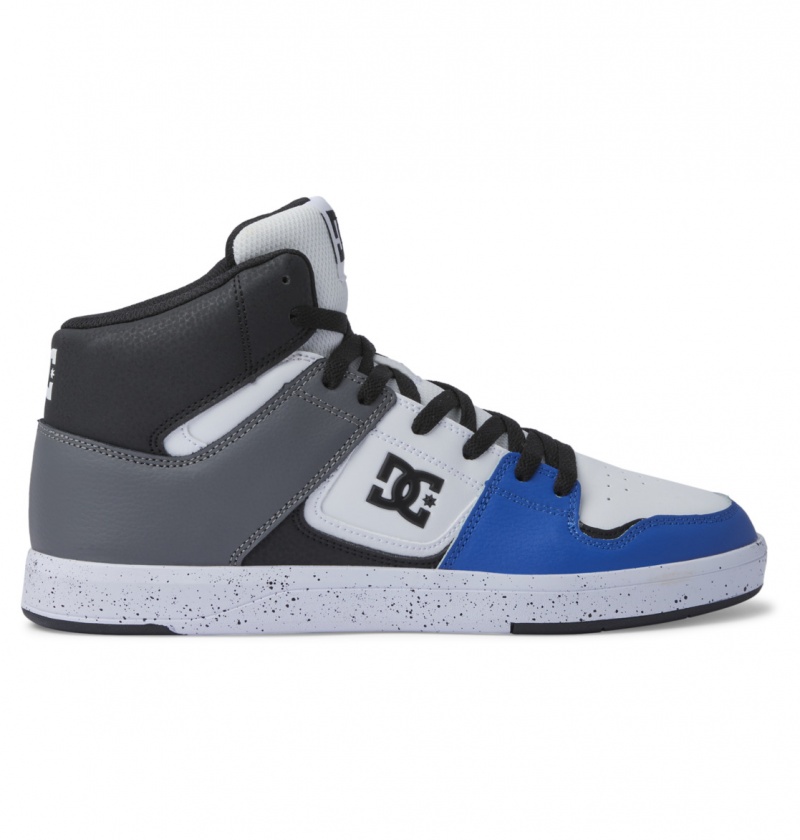 Basket DC DC Cure High-Top Shoes Noir Grise Bleu Homme | ILS-0902754