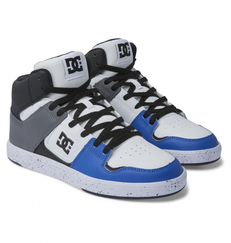 Basket DC DC Cure High-Top Shoes Noir Grise Bleu Homme | ILS-0902754