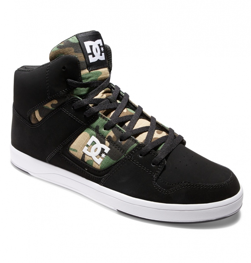 Basket DC DC Cure High-Top Shoes Noir Camouflage Homme | WZO-7313455