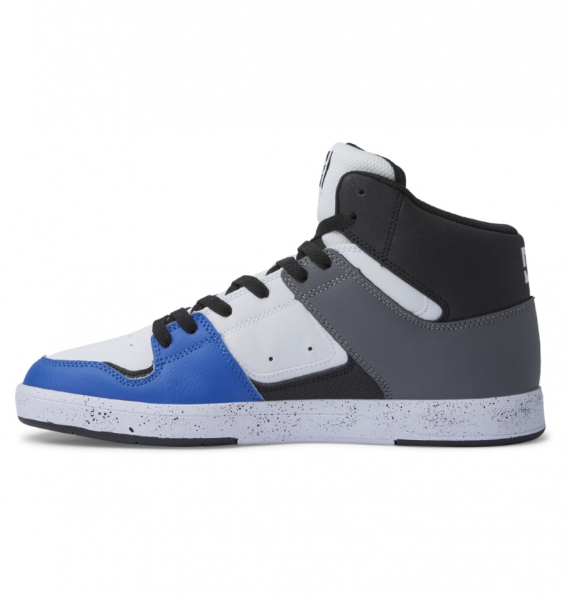 Basket DC DC Cure High-Top Shoes Noir Grise Bleu Homme | ILS-0902754