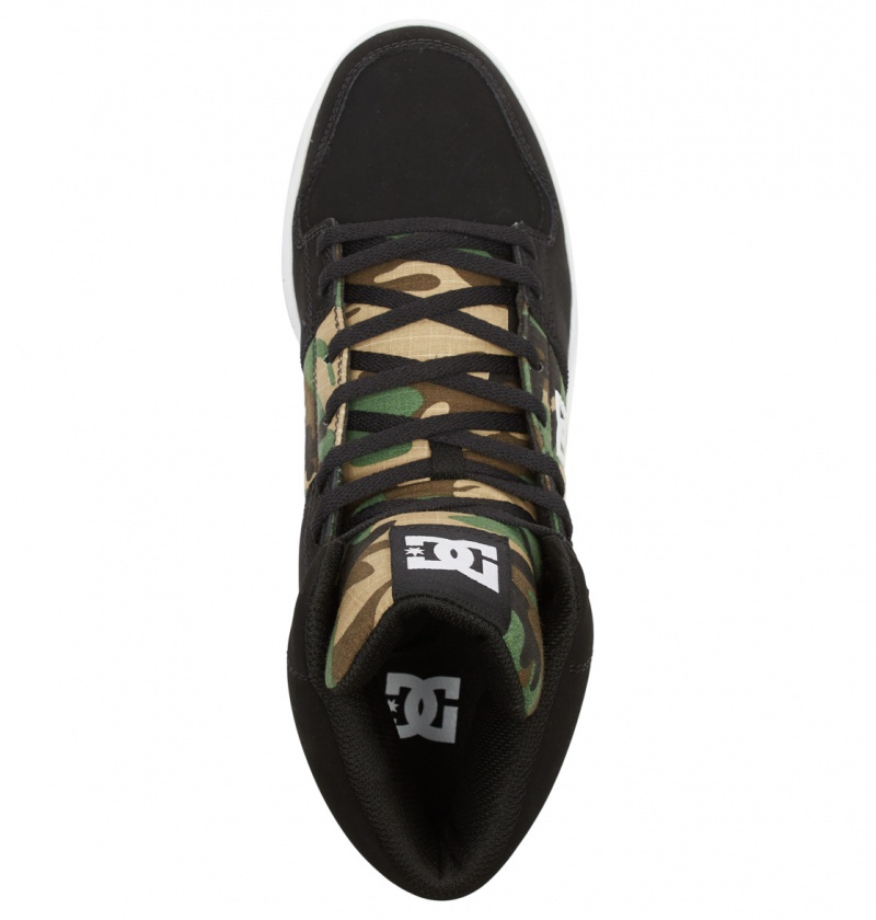 Basket DC DC Cure High-Top Shoes Noir Camouflage Homme | WZO-7313455