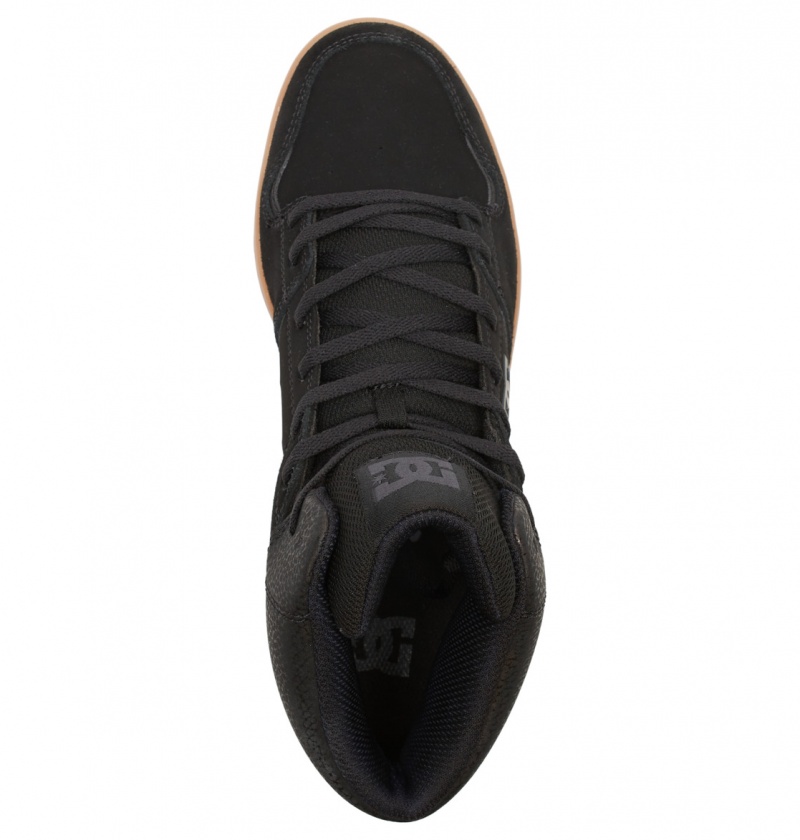 Basket DC DC Cure High-Top Shoes Noir Homme | CKO-6999789