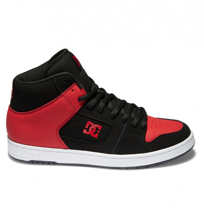 Basket DC Manteca 4 HI Shoes Noir Rouge Homme | HEC-3738273