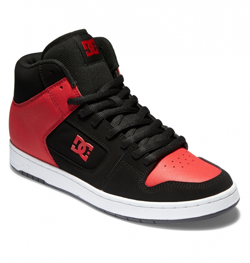 Basket DC Manteca 4 HI Shoes Noir Rouge Homme | HEC-3738273