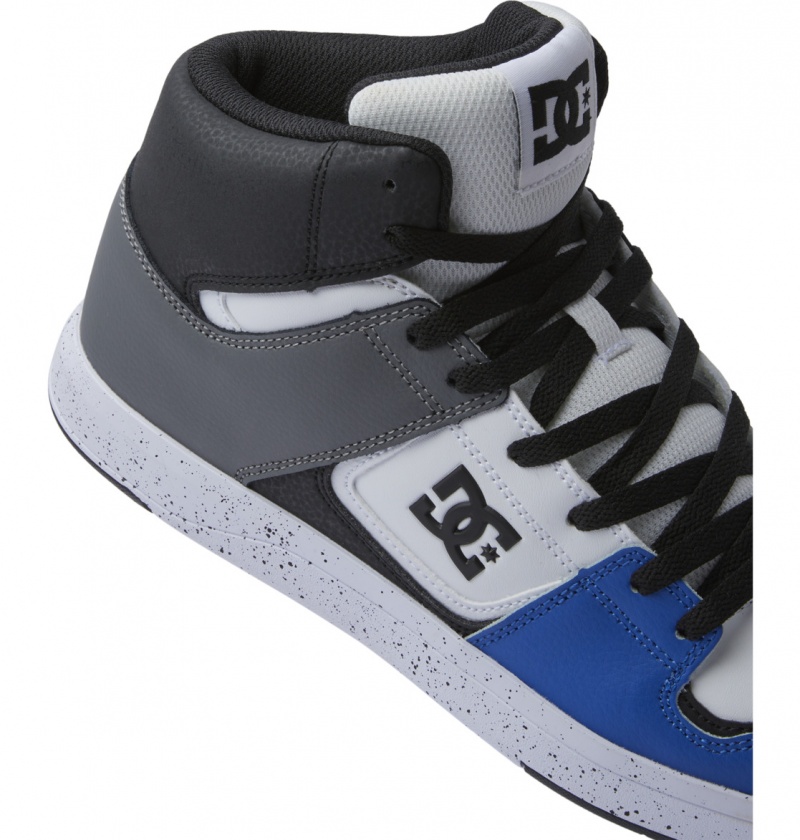 Basket DC DC Cure High-Top Shoes Noir Grise Bleu Homme | ILS-0902754