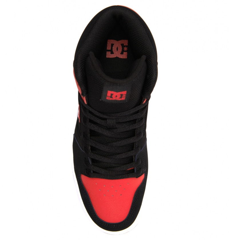 Basket DC Manteca 4 HI Shoes Noir Rouge Homme | HEC-3738273