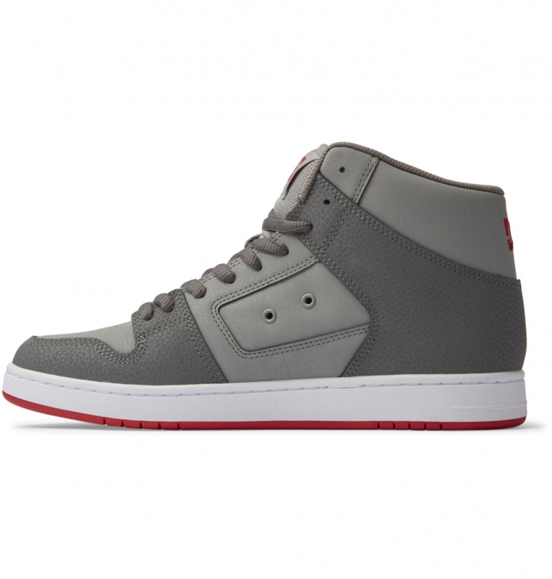 Basket DC Manteca 4 HI Shoes Blanche Grise Orange Homme | GTE-3529706