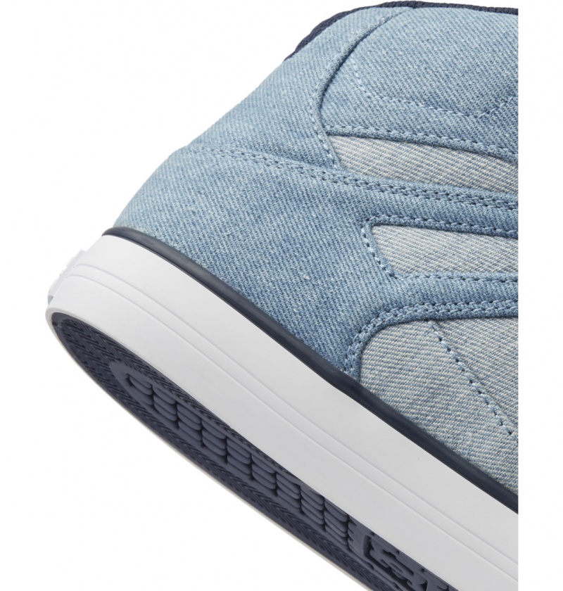 Basket DC Pure Cupsole High-Top Shoes Bleu Clair Homme | BNO-3002518