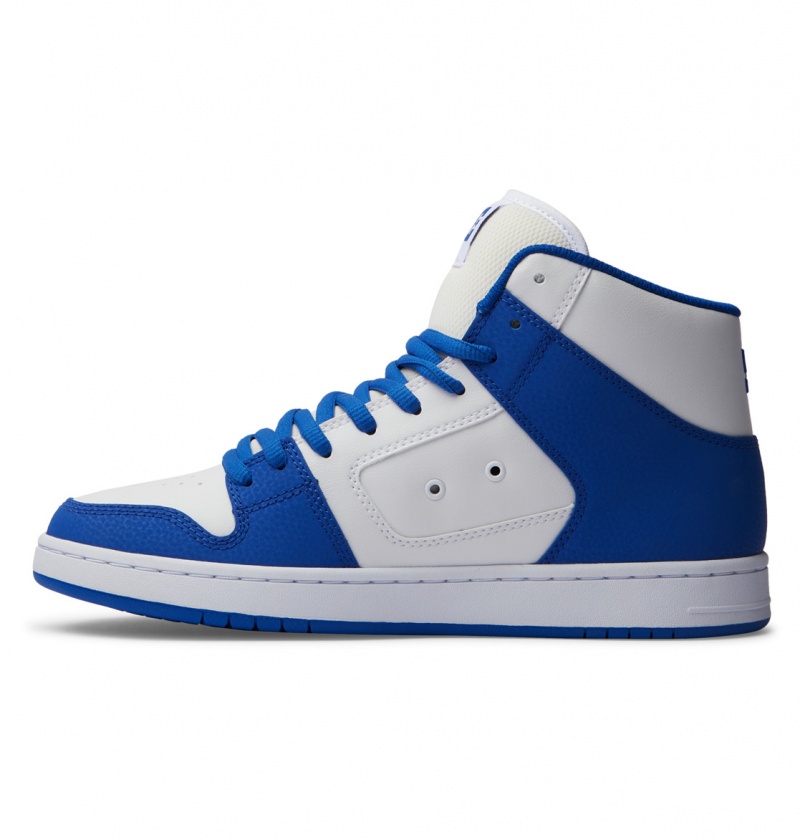 Basket DC Manteca 4 HI Shoes Bleu Bleu Blanche Homme | HEA-4470608