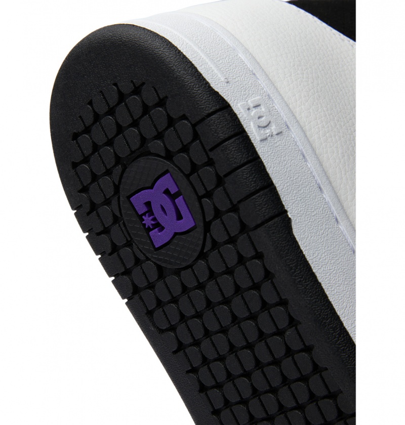 Basket DC Manteca 4 HI Shoes Noir Blanche Violette Homme | DXB-6729100