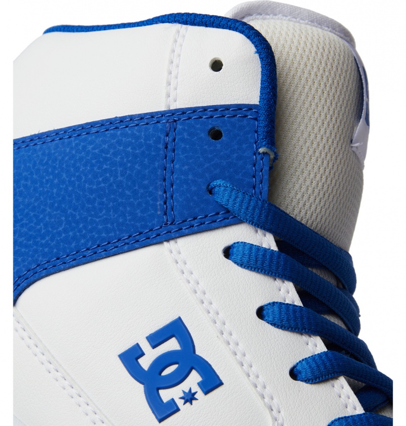 Basket DC Manteca 4 HI Shoes Bleu Bleu Blanche Homme | HEA-4470608