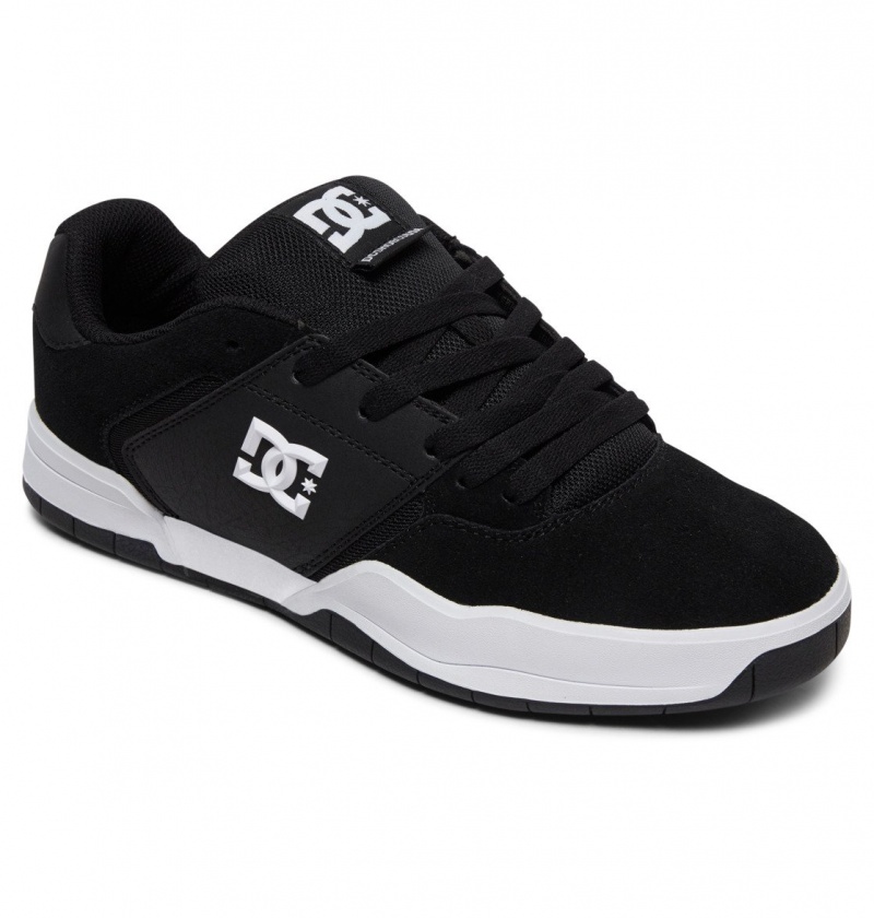 Basket DC Central Shoes Noir Blanche Homme | EGW-8502361