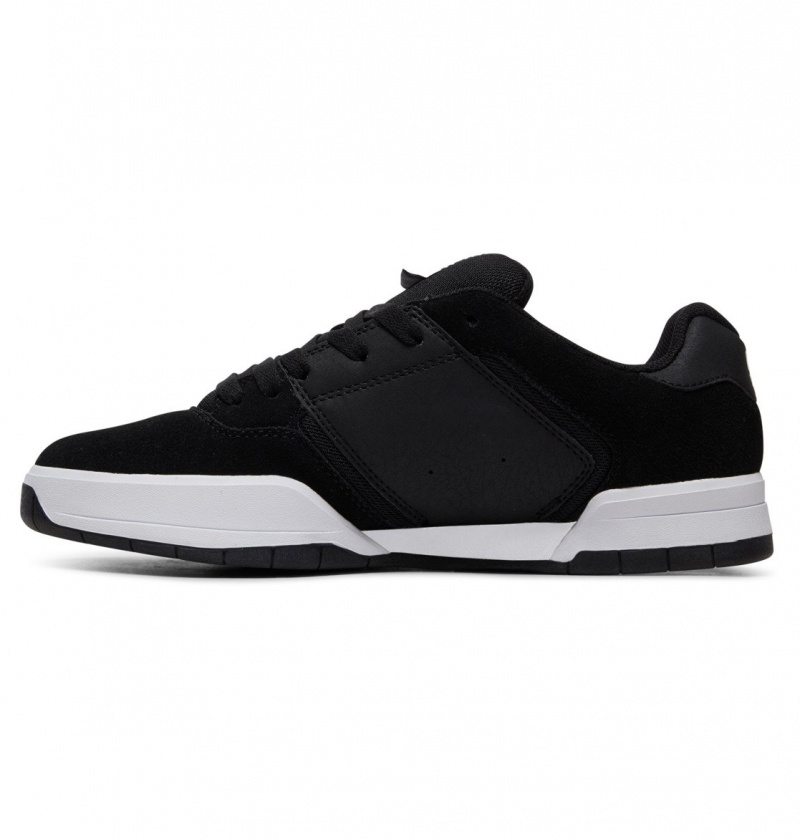 Basket DC Central Shoes Noir Blanche Homme | EGW-8502361