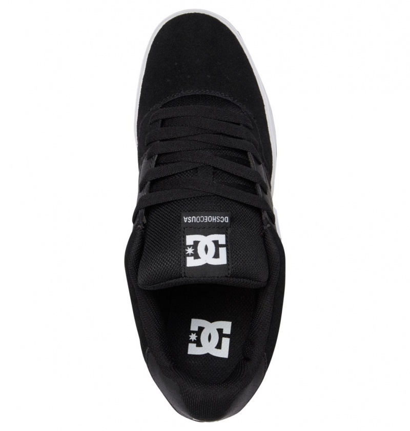 Basket DC Central Shoes Noir Blanche Homme | EGW-8502361