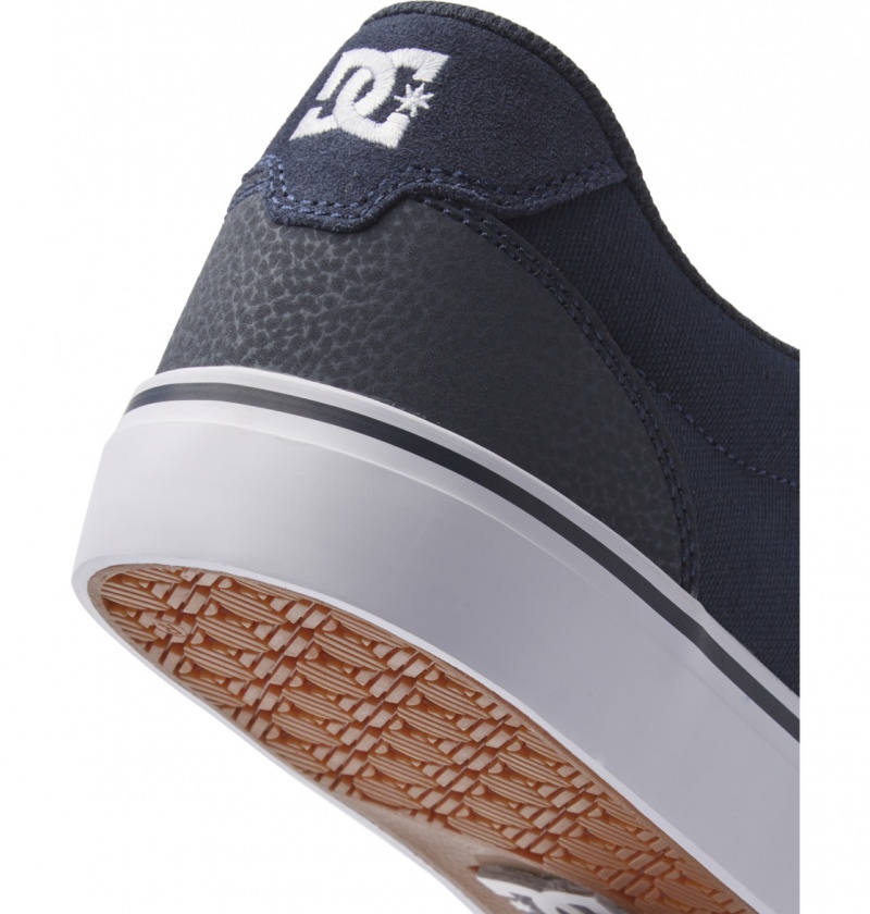 Basket DC Anvil Shoes Bleu Marine Blanche Homme | CST-8191061