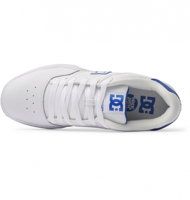 Basket DC Central Shoes Blanche Bleu Homme | PRV-4308455