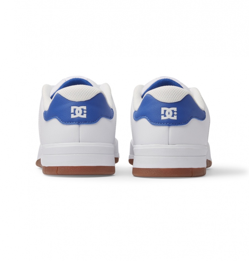 Basket DC Central Shoes Blanche Bleu Homme | PRV-4308455