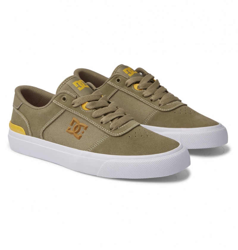 Chaussure Skate DC Teknic S Vert Olive Homme | WVN-5924500