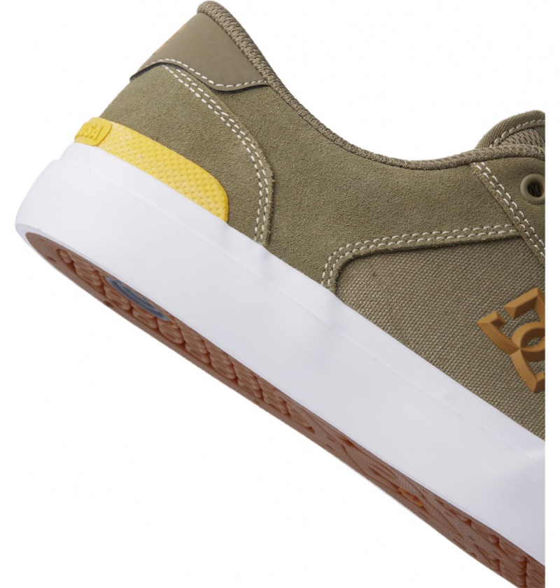 Chaussure Skate DC Teknic S Vert Olive Homme | WVN-5924500