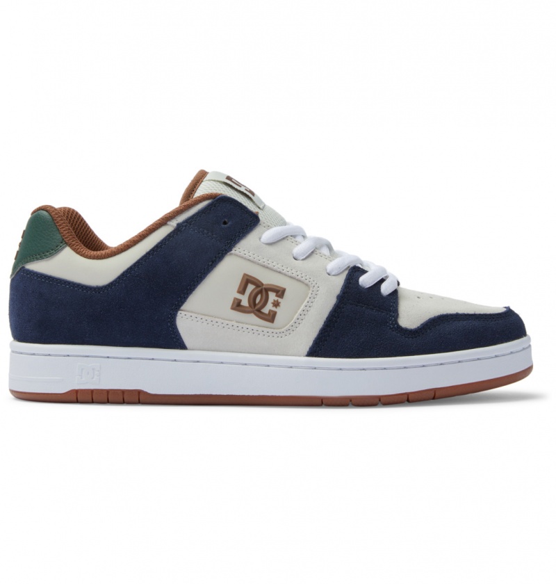 Chaussure Skate DC Manteca 4 Bleu Marine Kaki Homme | STA-3869290