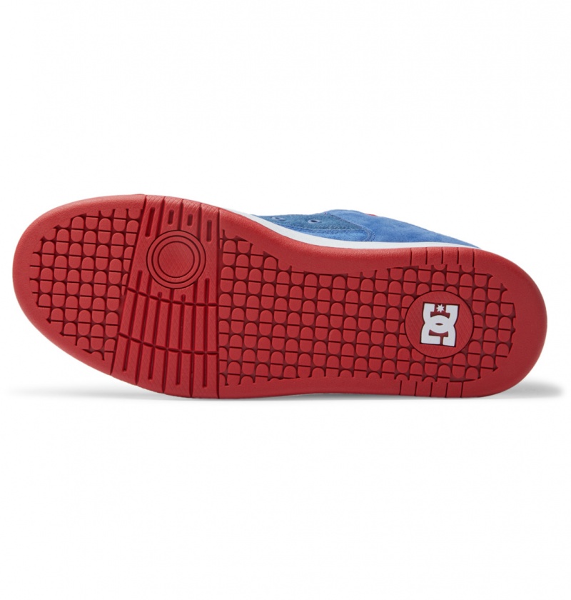 Chaussure Skate DC Manteca 4 Bleu Rouge Homme | XXG-3911471