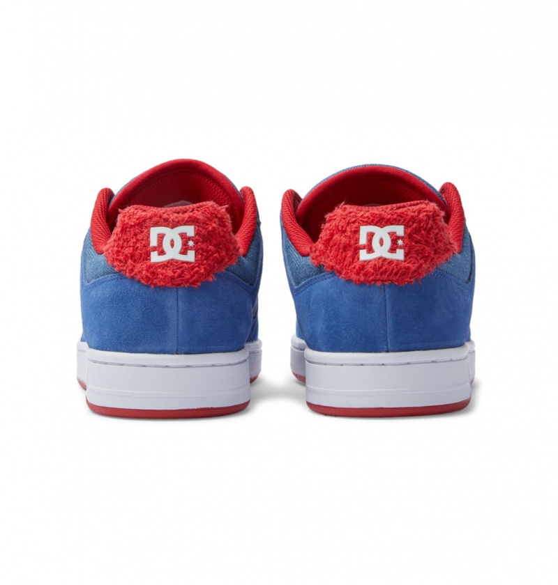 Chaussure Skate DC Manteca 4 Bleu Rouge Homme | XXG-3911471