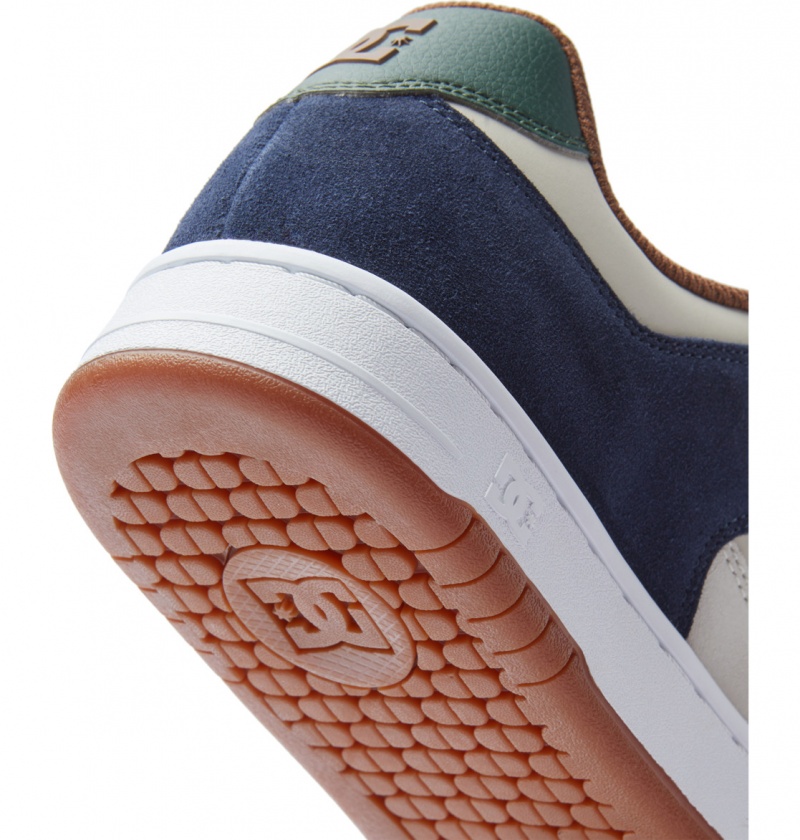 Chaussure Skate DC Manteca 4 Bleu Marine Kaki Homme | STA-3869290