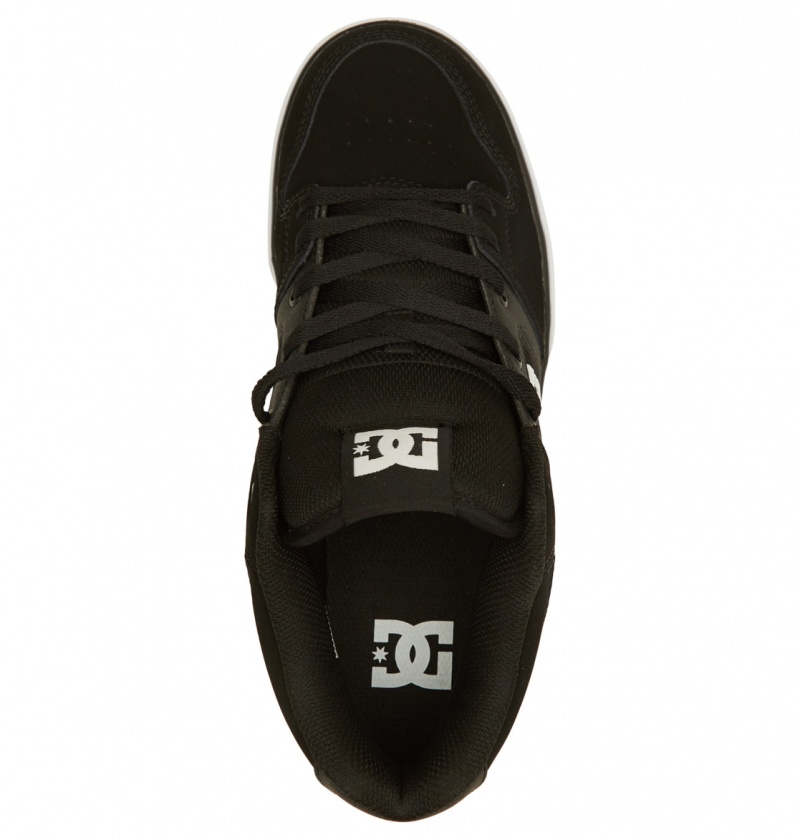 Basket DC Pure MID Mid-Top Shoes Noir Blanche Homme | WKN-6405220