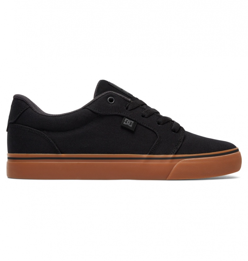 Basket DC Anvil Tela Shoes Noir Homme | YCG-7148577