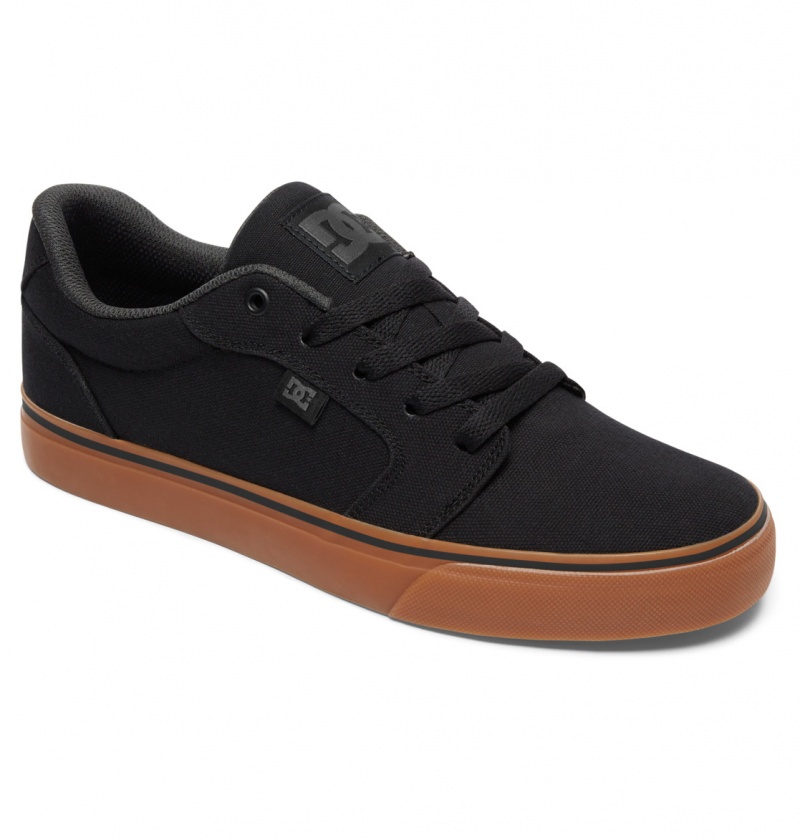 Basket DC Anvil Tela Shoes Noir Homme | YCG-7148577