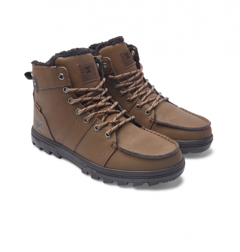 Botte Hiver DC Woodland Chocolat Foncé Homme | JYB-9898080