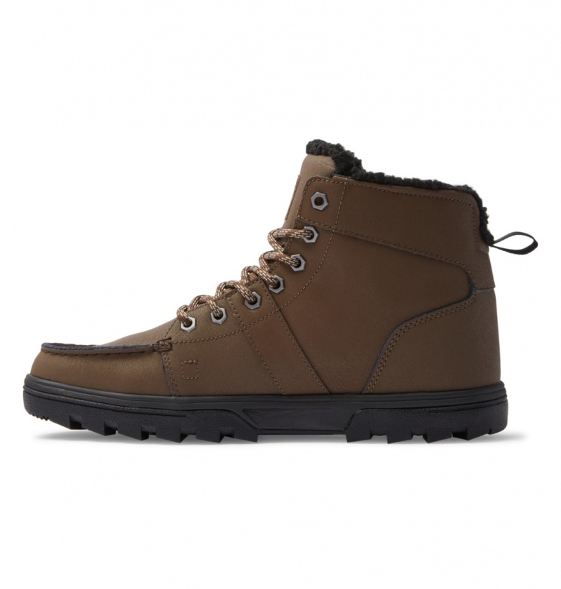 Botte Hiver DC Woodland Chocolat Foncé Homme | JYB-9898080