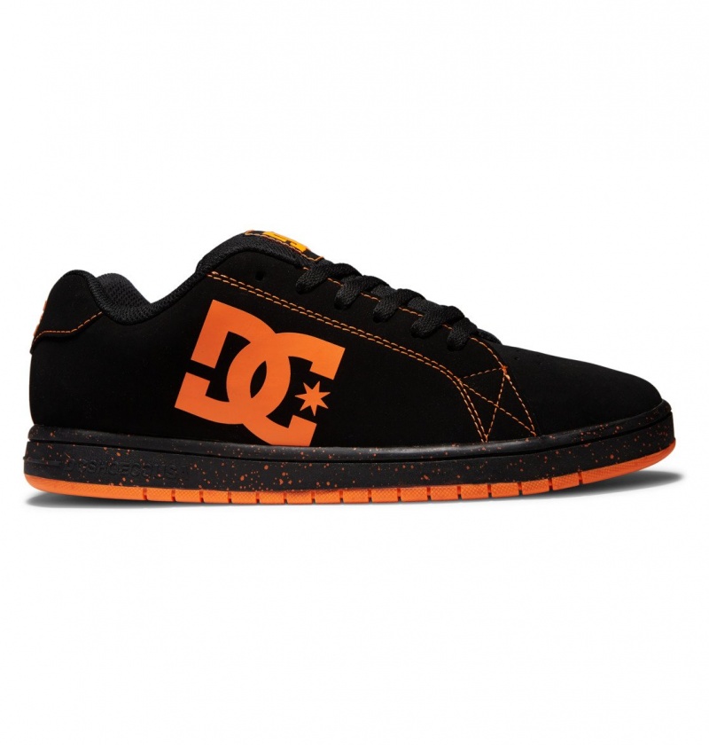 Basket DC Gaveler Shoes Noir Orange Homme | ZTD-1221256