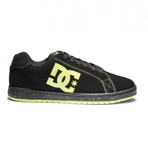 Basket DC Gaveler Shoes Noir Vert Clair Homme | GVT-8975197