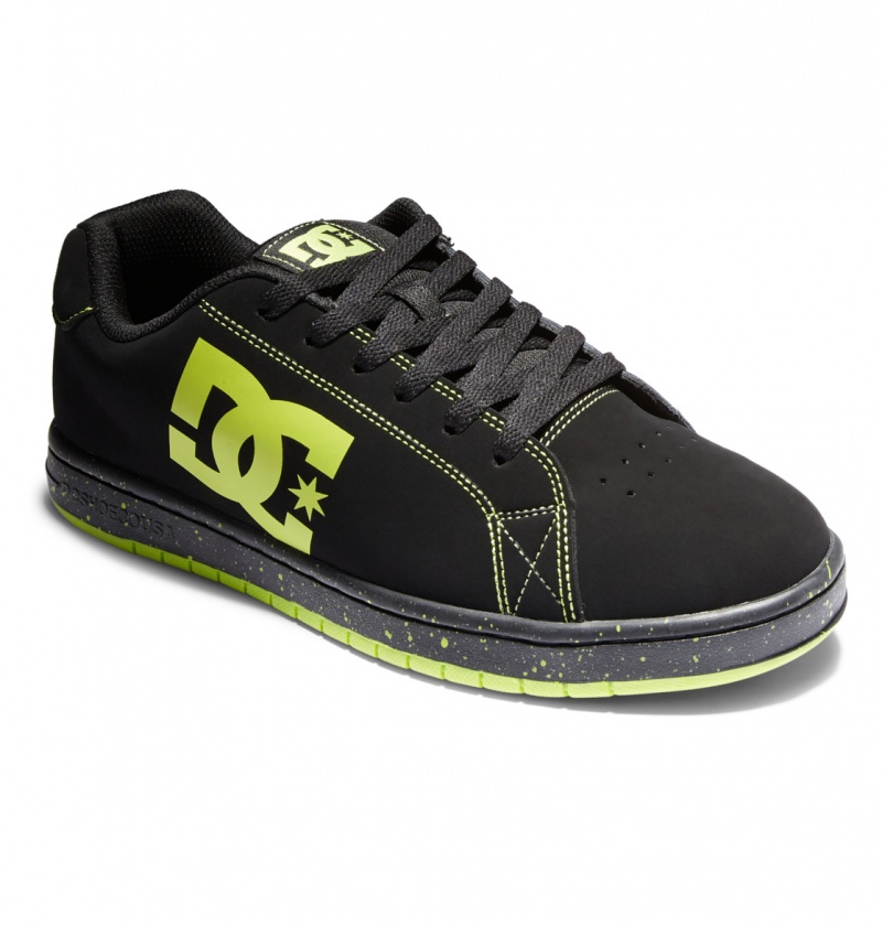 Basket DC Gaveler Shoes Noir Vert Clair Homme | GVT-8975197