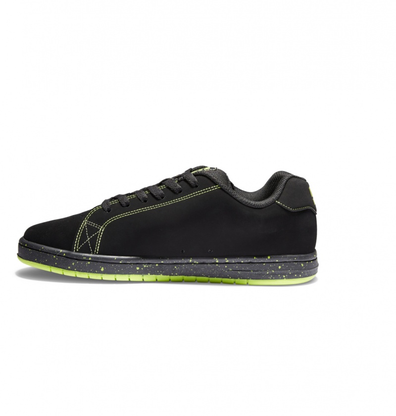 Basket DC Gaveler Shoes Noir Vert Clair Homme | GVT-8975197