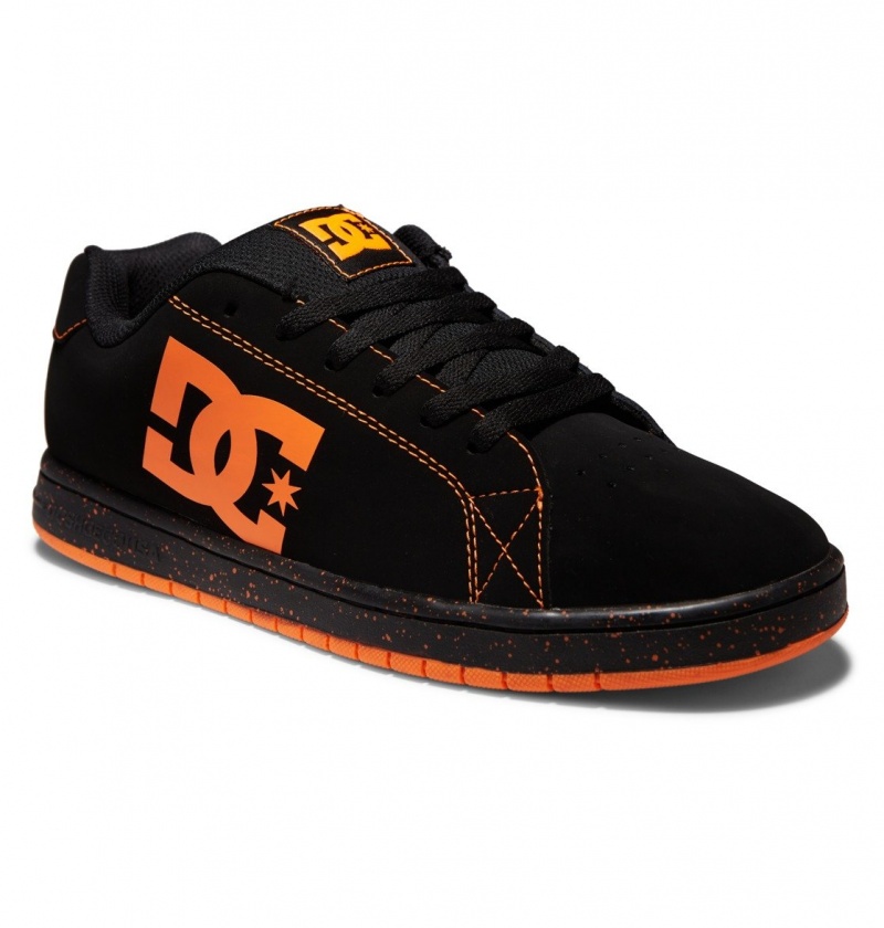 Basket DC Gaveler Shoes Noir Orange Homme | ZTD-1221256