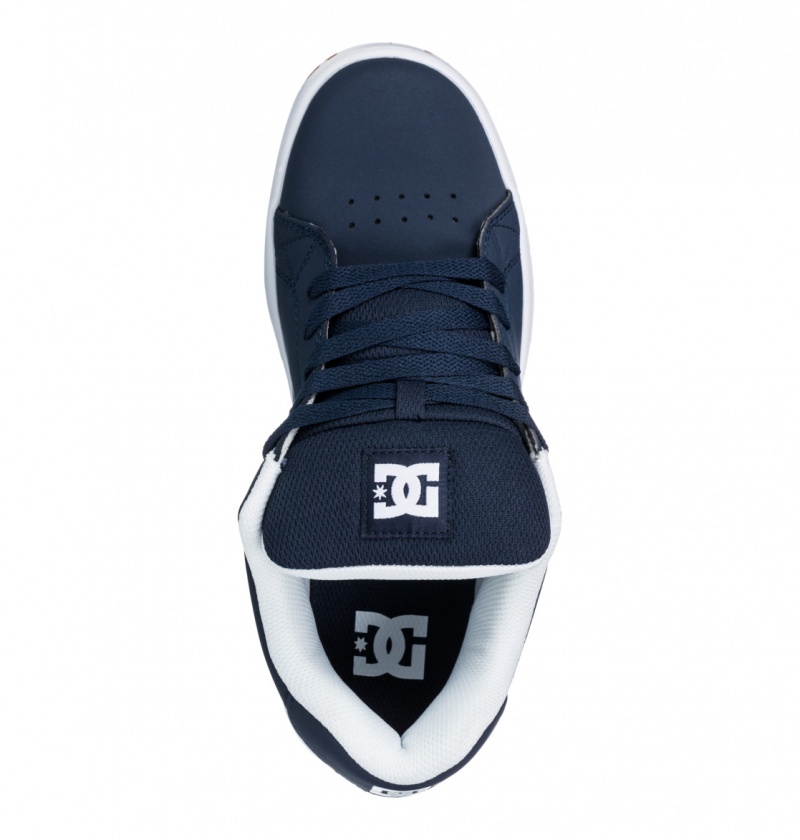 Basket DC Gaveler Shoes Bleu Marine Blanche Homme | XRR-8525170