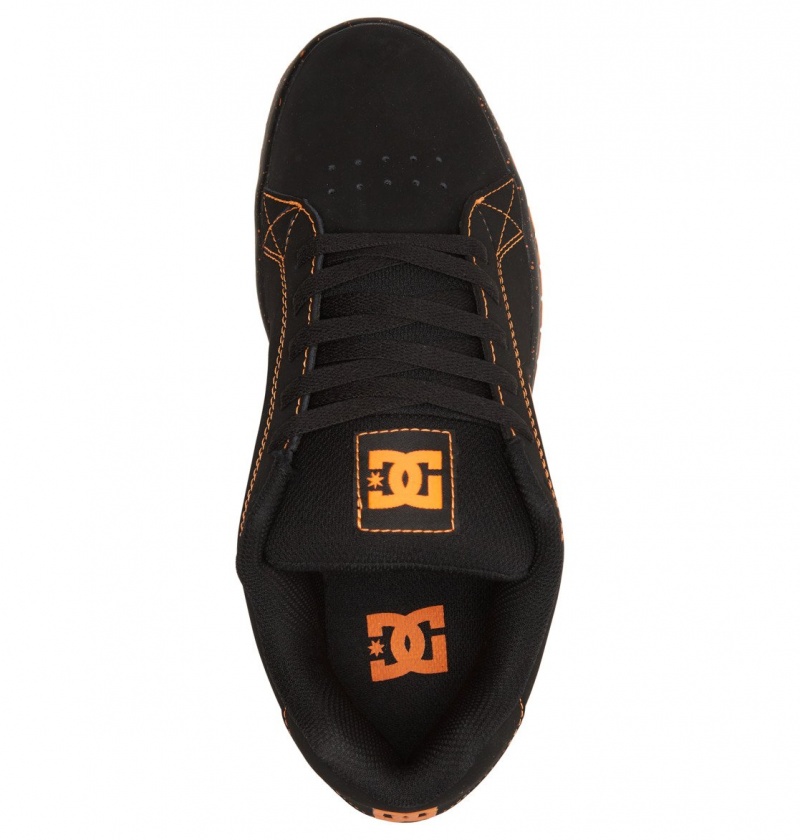 Basket DC Gaveler Shoes Noir Orange Homme | ZTD-1221256