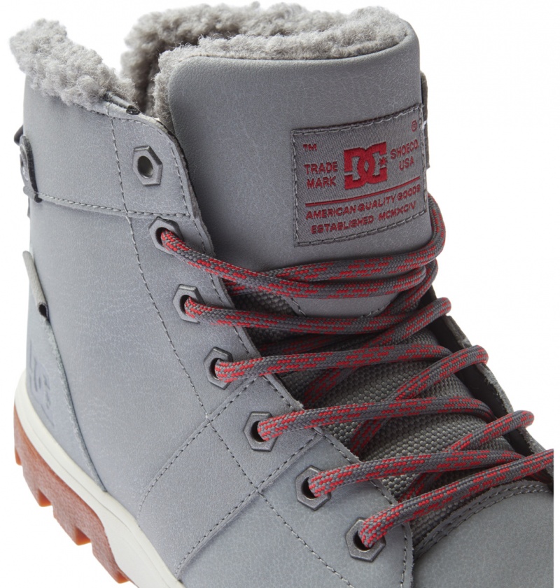 Botte Hiver DC Woodland Grise Homme | QOM-4985232