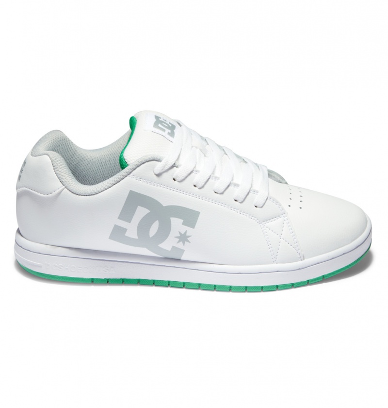 Basket DC Gaveler Shoes Blanche Vert Homme | UFU-6758979