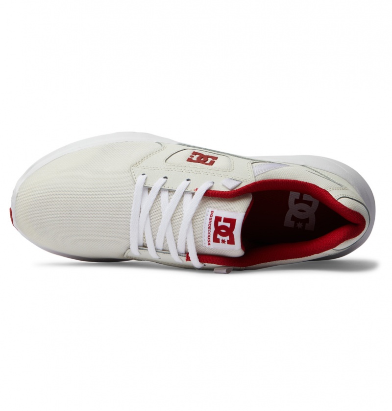 Basket DC Skyline Legere Shoes Blanche Rouge Homme | VYU-6534780