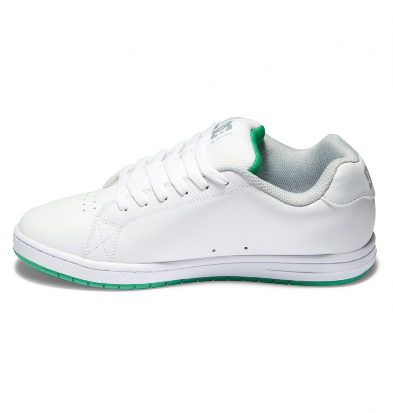 Basket DC Gaveler Shoes Blanche Vert Homme | UFU-6758979