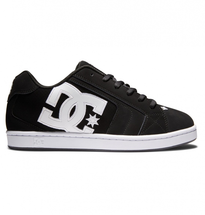 Basket DC Net Shoes Noir Noir Blanche Homme | DDG-4585265