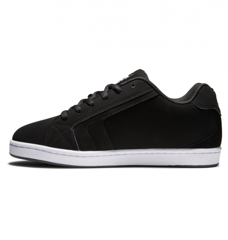 Basket DC Net Shoes Noir Noir Blanche Homme | DDG-4585265